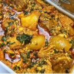 EGUSI. OGBONO, EFO RIRO WITH SNAIL