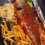 GRILLED CROAKER FISH WITH BOIL OR FRIES