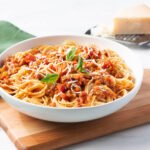 spaghetti  BOLOGNESE WITH BEEF