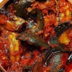 peppered snail with chips or snail pepper soup