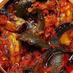 peppered snail with chips or snail pepper soup